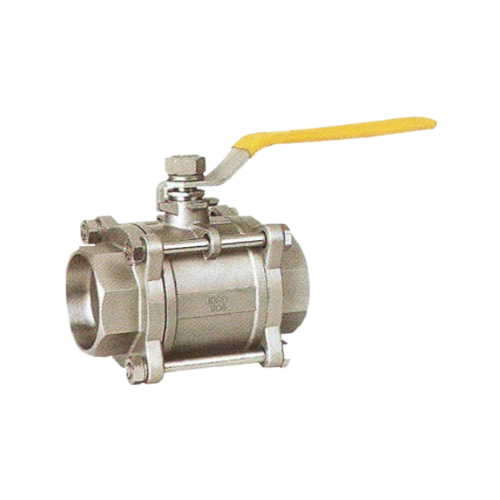 SS Ball Valve 3 PC Body Design 1000 WOG