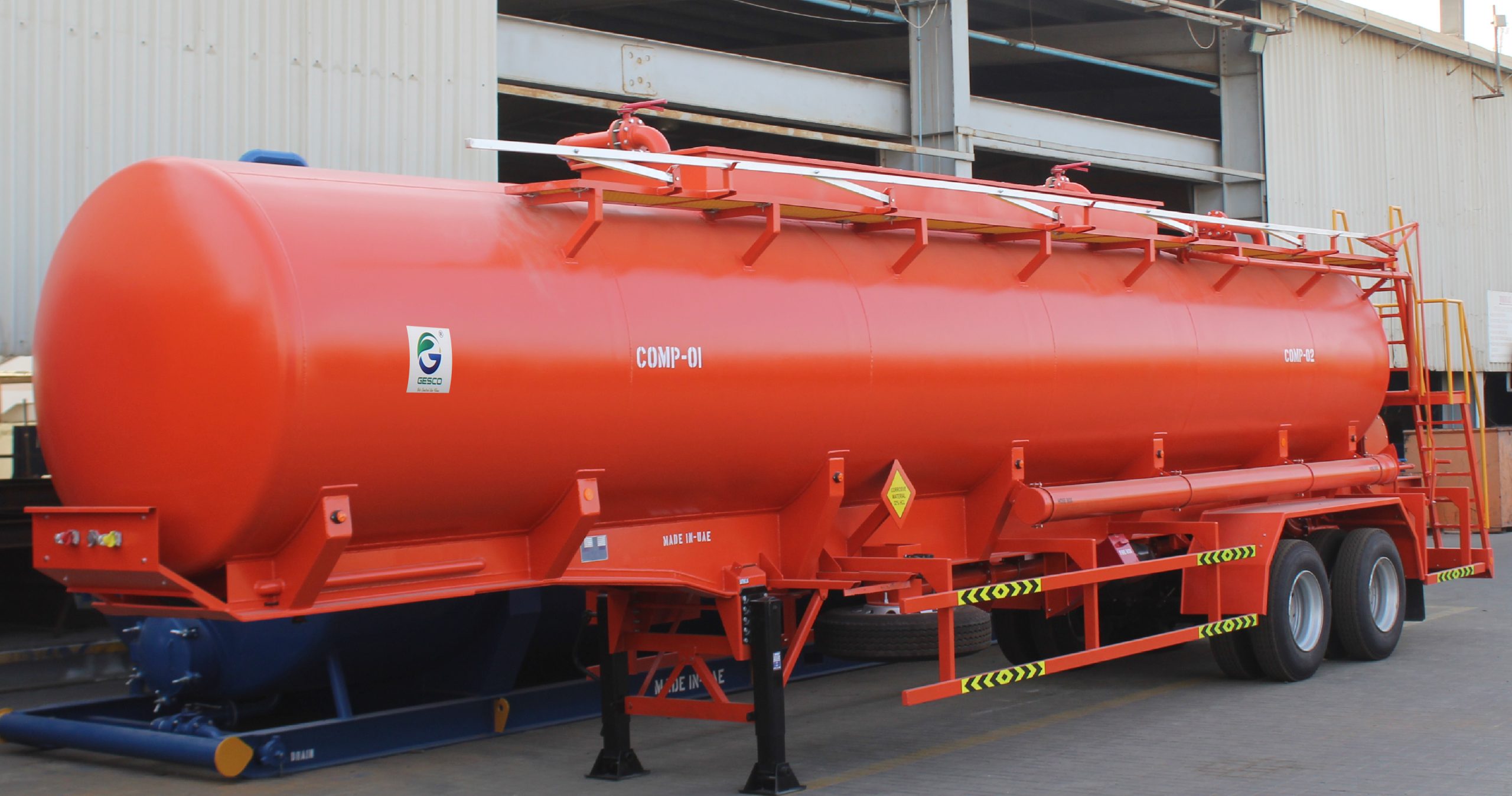 190BBL ACID TANKER TRAILER